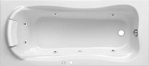 OTTOFOND Whirlpool-Badewanne "Jamaica", (Komplett-Set), Typ 1, 180x80 cm