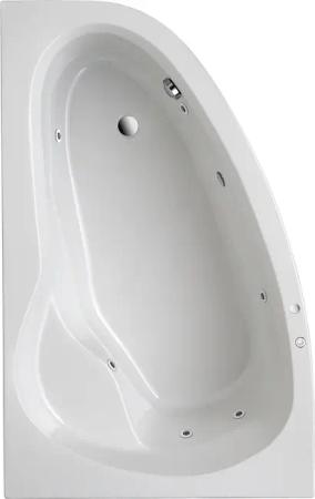OTTOFOND Whirlpool-Badewanne "Loredana", (Komplett-Set), Typ 1, chrom