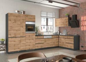 KOCHSTATION Winkelküche "KS-Riesa", Stellbreite 390/180 cm, ohne E-Geräte
