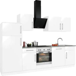 wiho Küchen Küchenzeile "Cali", mit E-Geräten, Breite 280 cm