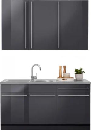 wiho Küchen Pantryküche "Chicago", ohne E-Geräte, Breite 160 cm