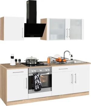 wiho Küchen Küchenzeile "Cali", ohne E-Geräte, Breite 220 cm