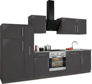 wiho Küchen Küchenzeile "Cali", mit E-Geräten, Breite 310 cm
