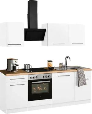 wiho Küchen Küchenzeile "Unna", mit E-Geräten, Breite 220 cm