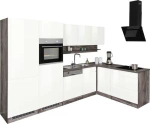 KOCHSTATION Winkelküche "KS-Virginia", Stellbreite 290/190 cm cm, wahlweise mit Induktion