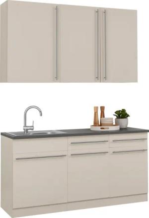 wiho Küchen Pantryküche "Chicago", ohne E-Geräte, Breite 160 cm
