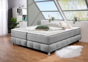 andas Boxspringbett "Salo", Ohne Kopfteil, inkl. Topper, auch in Überlänge 220 cm