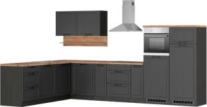 KOCHSTATION Winkelküche "KS-Lana", Stellbreite 240/360 cm, wahlweise mit E-Geräten