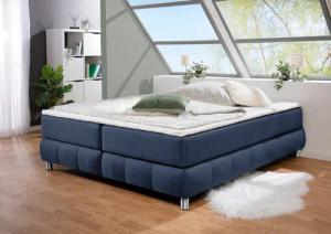 andas Boxspringbett "Salo", Ohne Kopfteil, inkl. Topper, auch in Überlänge 220 cm