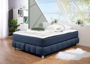andas Boxspringbett "Salo", Ohne Kopfteil, inkl. Topper, auch in Überlänge 220 cm