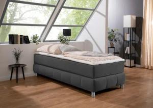andas Boxspringbett "Salo", Ohne Kopfteil, inkl. Topper, auch in Überlänge 220 cm