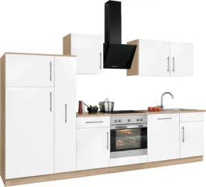 wiho Küchen Küchenzeile "Cali", mit E-Geräten, Breite 310 cm