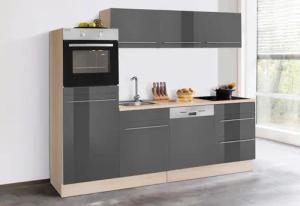 OPTIFIT Küche "Bern", Breite 240 cm, ohne E-Geräte, Stärke der Arbeitsplatte wählbar