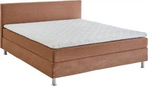 ATLANTIC home collection Boxbett "Edison", inkl. Bonnellfederkern-Matratze und Topper