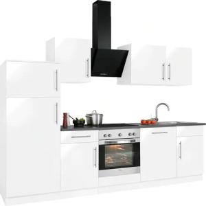wiho Küchen Küchenzeile "Cali", mit E-Geräten, Breite 280 cm