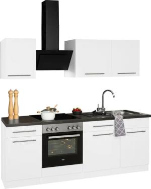 wiho Küchen Küchenzeile "Unna", mit E-Geräten, Breite 220 cm