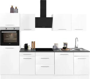 wiho Küchen Küchenzeile "Ela", Breite 280 cm, Soft-Close-Funktion, höhenverstellbare Füße
