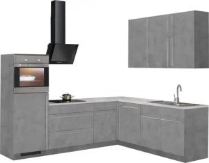 wiho Küchen Winkelküche "Chicago", ohne E-Geräte, Stellbreite 260/220 cm