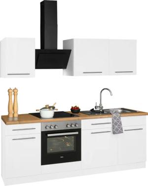 wiho Küchen Küchenzeile "Unna", ohne E-Geräte, Breite 220 cm