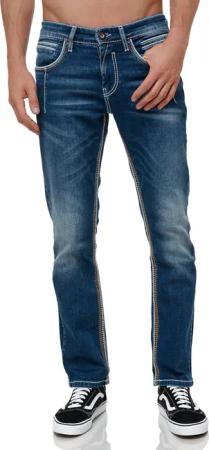 Rusty Neal Straight-Jeans "NEW YORK 49", mit trendigen Ziernähten