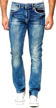 Rusty Neal Straight-Jeans "NEW YORK 29", im modernen Used-Look