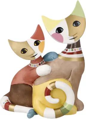 Goebel Dekofigur "Rosina Wachtmeister - Katzen Noemi e Taddeo", Sammelfigur
