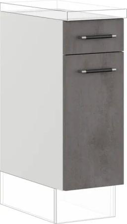 IMPULS KÜCHEN Unterschrank ""Prag und Valencia", Breite/Höhe: 30/72,3 cm", vormontiert, mit Soft-Close