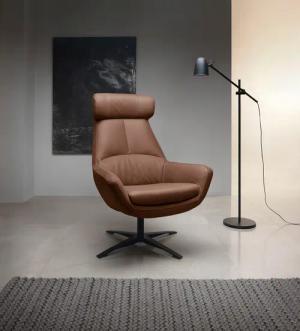 BETYPE Drehsessel "Be Organic High Back, Loungesessel, Hochlehnsessel", in elegantem Design mit Drehfunktion