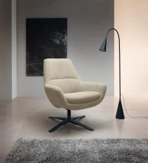 BETYPE Drehsessel "Be Organic Standard Back, Loungesessel", in elegantem Design mit Drehfunktion