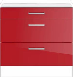 IMPULS KÜCHEN Auszugsunterschrank ""Turin", Breite/Höhe: 90/72,3 cm, mit Soft-Close", vormontiert, mit Schubkasten, mit Auszügen