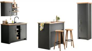 KOCHSTATION Küche "KS-Westminster", Breite 196 cm, ohne E-Geräte