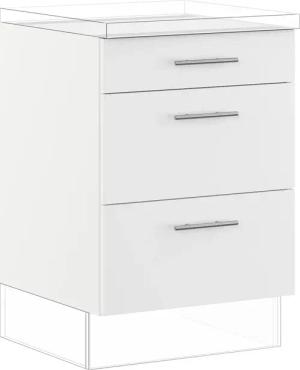 IMPULS KÜCHEN Unterschrank ""Prag und Valencia", Breite/Höhe: 60/72,3 cm", vormontiert, mit Soft-Close