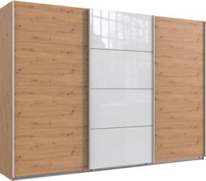 Wimex Schwebetürenschrank "Norderstedt", INKLUSIVE 2 Stoffboxen und 2 zusätzliche Einlegeböden, mit Glastür