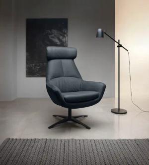 BETYPE Drehsessel "Be Organic High Back, Loungesessel, Hochlehnsessel", in elegantem Design mit Drehfunktion