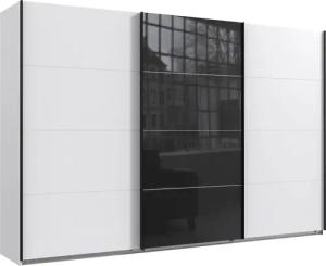 Wimex Schwebetürenschrank "Norderstedt", INKLUSIVE 2 Stoffboxen und 2 zusätzliche Einlegeböden, mit Glastür