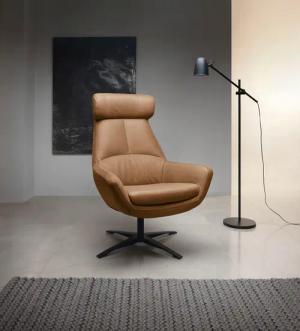 BETYPE Drehsessel "Be Organic High Back, Loungesessel, Hochlehnsessel", in elegantem Design mit Drehfunktion