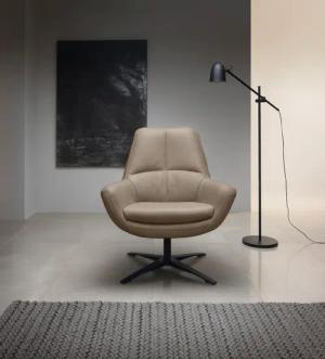BETYPE Drehsessel "Be Organic Standard Back, Loungesessel", in elegantem Design mit Drehfunktion
