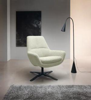 BETYPE Drehsessel "Be Organic Standard Back, Loungesessel", in elegantem Design mit Drehfunktion