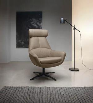 BETYPE Drehsessel "Be Organic High Back, Loungesessel, Hochlehnsessel", in elegantem Design mit Drehfunktion