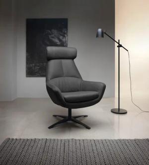BETYPE Drehsessel "Be Organic High Back, Loungesessel, Hochlehnsessel", in elegantem Design mit Drehfunktion