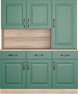 wiho Küchen Küchenbuffet "York", 150 cm breit, mit Kassettenfront