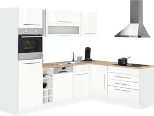 KOCHSTATION Winkelküche "KS-Eton", ohne E-Geräte, Stellbreite 260 x 190 cm