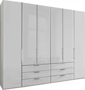 WIEMANN Falttürenschrank "Monaco mit hochwertige Beschläge inkl. Schubladendämpfung", unempfindlichen Glasfront, Made in Germany