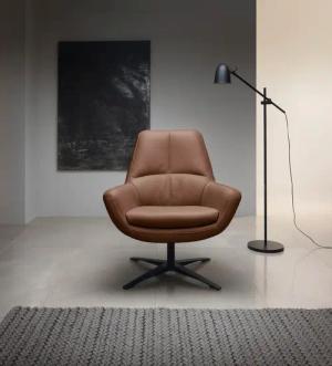 BETYPE Drehsessel "Be Organic Standard Back, Loungesessel", in elegantem Design mit Drehfunktion