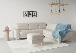 sit&more Ecksofa "Sinatra L-Form", optional mit Kopfteilverstellung und Armteilfunktion