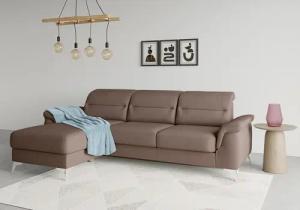sit&more Ecksofa "Sinatra L-Form", mit Recamiere, optinal mit Kopfteilverstellung und Armteilfunktion