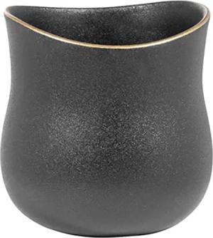 Fink Tischvase "Opera", (1 St.), Handbemalter goldener Rand