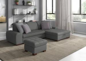 sit&more Ecksofa "Luxor L-Form", wahlweise mit Bettfunktion, Bettkasten und Kopfteilverstellung