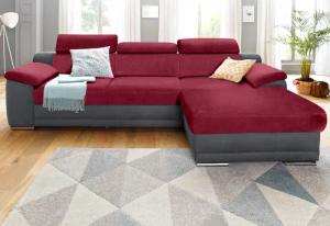 sit&more Ecksofa Xenia L-Form, mit Kopfteilverstellung, wahlweise mit Bettfunktion