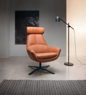 BETYPE Drehsessel "Be Organic High Back, Loungesessel, Hochlehnsessel", in elegantem Design mit Drehfunktion